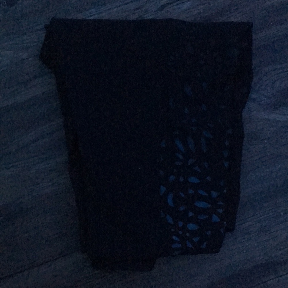 Leggings that Fade from black to white down brand is 90 degree and size is XS